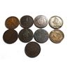 Image 2 : USA - Lot of Nine Different Hard Times Tokens See Description