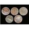 Image 2 : C/S Tokens - World - 5 Pcs. All Half Penny B*P.on D&H