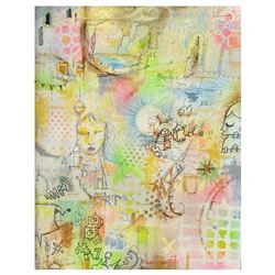 John Milan, "Eternal Sunshine Remnant" Hand Signed Original Painting with COA.