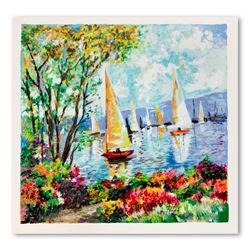 Dimitri Polak (1922-2008), "By the River" Hand Signed Limited Edition Serigraph