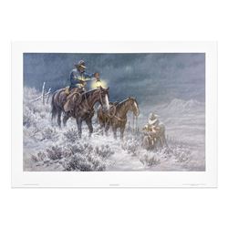 Larry Fanning (1938-2014), "High Range Early Arrival" Limited Edition Lithograph