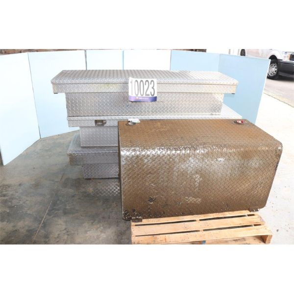 TOOL BOXES, FUEL TANK, Selling Offsite: Located in Guntersville, AL