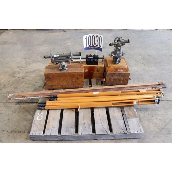 TRIPODS, LEVEL, TRANSIT, PIPE LOCATOR, Selling Offsite: Located in Guntersville, AL