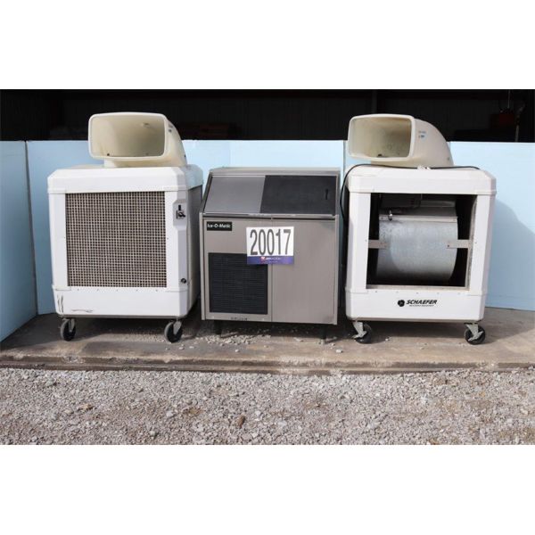 EVAPORATIVE COOLING FANS, ICE MACHINE, Selling Offsite: Located in Tuscumbia, AL