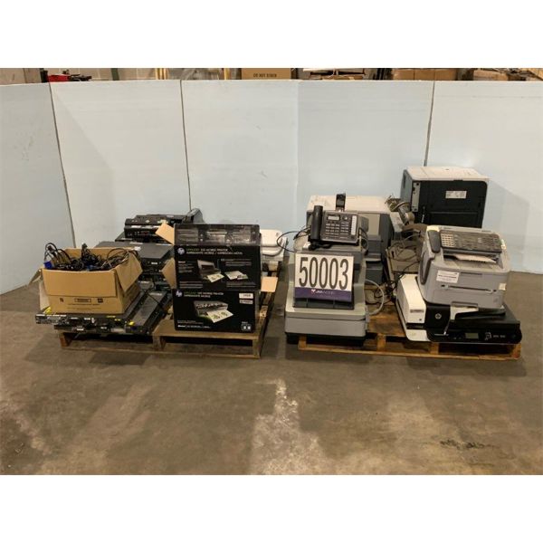 PRINTERS, FAX MACHINE, SCANNERS, TYPEWRITER, UPSs, DOCKING STATIONS, NETWORK SWITCHES, WIRELESS 