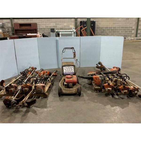 GRASS TRIMMERS, GRASS BLOWERS, LAWN MOWER, Selling Offsite: Located in Tuscaloosa, AL