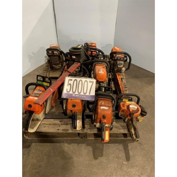 HEDGE TRIMMERS, CHAIN SAWS, Selling Offsite: Located in Tuscaloosa, AL