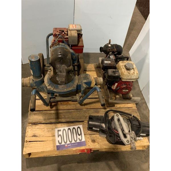 DIAPHRAGM PUMP, CENTRIFUGAL PUMP, WINCH, Selling Offsite: Located in Tuscaloosa, AL