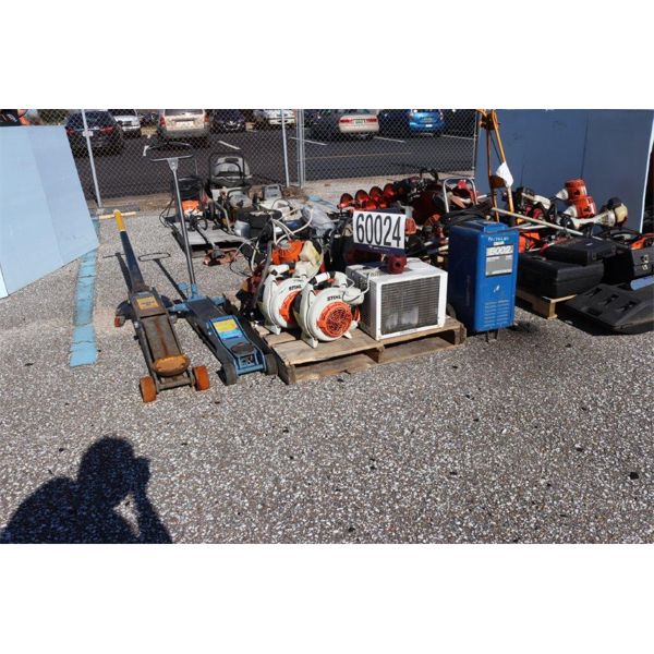 PAVEMENT BREAKERS, DRILL, PNEUMATIC SANDER, HOSE REELS, OIL DRAIN ASSEMBLY, GRASS TRIMMERS, GRASS BL