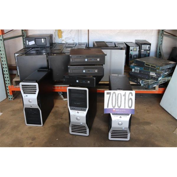 CPUs, NETWORK SWITCHES, Selling Offsite: Located in Troy, AL