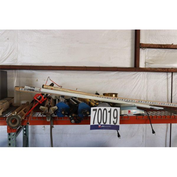 TRIPOD, LEVELING RODS, MANOMETER, BALANCE , Selling Offsite: Located in Troy, AL