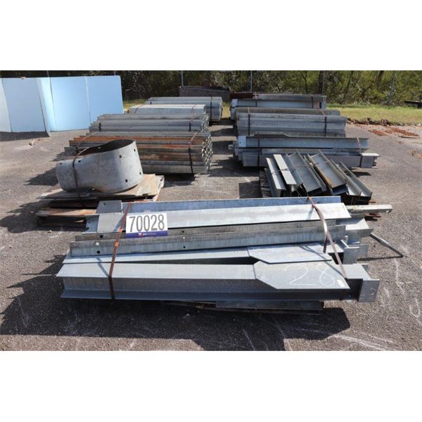 GALVANIZED H BEAMS, Selling Offsite: Located in Troy, AL
