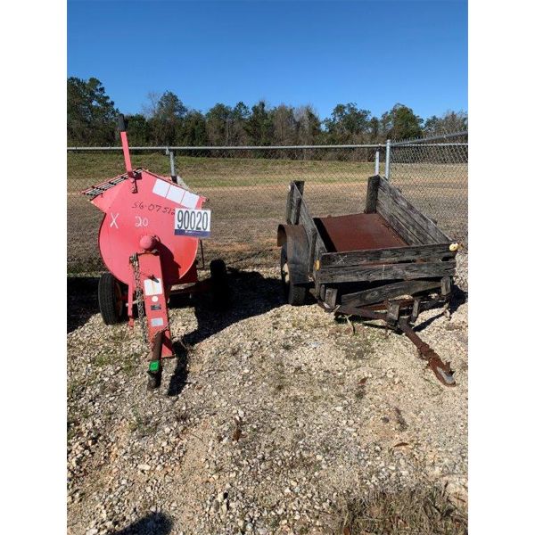 CONCRETE MIXER, TRAILER, Selling Offsite: Located in Mobile, AL