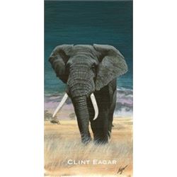 Safari Club International  Elephant Print