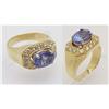 Image 1 : Lady's ring oval tanzanite center stone