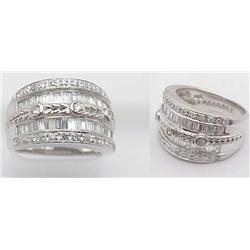 Diamond ring approx. 1Ctw 18kt white go