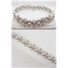 Image 1 : Lady's diamond bracelet; 177 round full