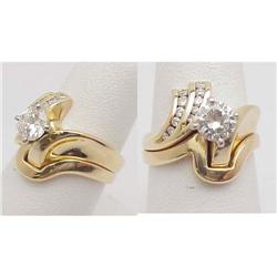 Lady's diamond bridal set
