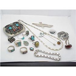 Collection of sterling jewlery
