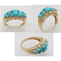 Lady's turquoise ring