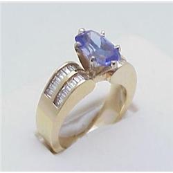 Tanzanite & Diamond Ring