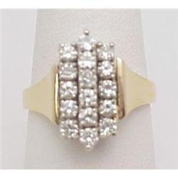 Diamond Cluster Ring