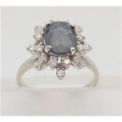 Sapphire & Diamond ring