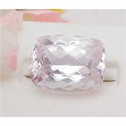 Cushion cut Kunzite stone