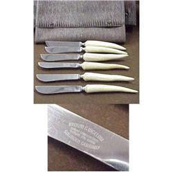 Solingen knives, 6 steak and 3 pc set
