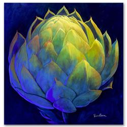 "Green Heart" Limited Edition Giclee on Canvas by Simon Bull, Numbered and Signed. This piece comes 