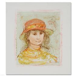 "Pamela" Limited Edition Lithograph by Edna Hibel (1917-2014), Numbered and Hand Signed with Certifi