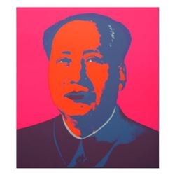 Andy Warhol "Mao Pink" Silk Screen Print from Sunday B Morning.