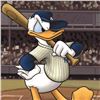 Image 2 : "Donald at the Plate (Yankees)" Numbered Limited Edition Giclee licensed by Disney with Certificate 