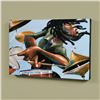 Image 2 : "Dreads And Drums" Limited Edition Giclee on Canvas by David Garibaldi, AP Numbered and Signed. This