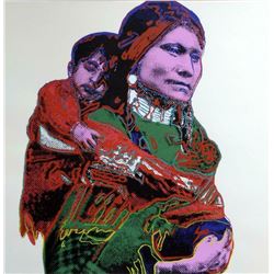 Andy Warhol- Screenprint in colors  Mother and Child 