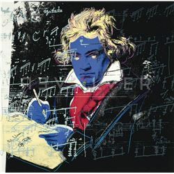 Andy Warhol- Screenprint in colors ""Beethoven 390" 1987"