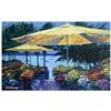 Image 1 : Howard Behrens (1933-2014), "Flowers by the Sea" Limited Edition Hand Embellished Giclee on Canvas w