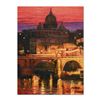 Image 1 : Howard Behrens (1933-2014), "Sunset on St Peters" Hand Embellished Limited Edition on Textured Board