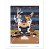 Image 1 : "At the Plate (Tigers)" Numbered Limited Edition Giclee from Warner Bros. with Certificate of Authen