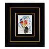 Image 1 : Yuroz, Framed Original Mixed Media Watercolor Painting, Hand Signed with Letter of Authenticity.