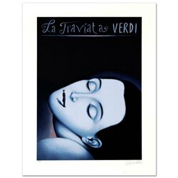 "La Traviata I" Limited Edition Lithograph by Rafal Olbinski, Numbered and Hand Signed with Certific