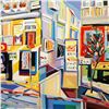 Image 2 : Natalie Rozenbaum, "Corner At Bugrashov" Limited Edition on Canvas, Numbered and Hand Signed with Le