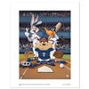 Image 1 : "At the Plate (Rangers)" Numbered Limited Edition Giclee from Warner Bros. with Certificate of Authe