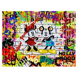 Nastya Rovenskaya- Mixed Media "Mickey & Minnie"