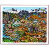 Image 2 : Charles Fazzino- 3D Construction Silkscreen Serigraph "O BEAUTIFUL FOR SPACIOUS SKIES…AMERICA…AMERIC