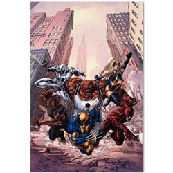 Marvel Comics "New Avengers #17" Numbered Limited Edition Giclee on Canvas by Mike Deodato Jr. with 