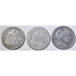 LOT OF 3 QUARTERS: