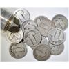 Image 1 : ROLL MIXED DATE STANDING LIBERTY QUARTERS