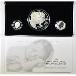 2015 MARCH OF DIMES SPECIAL SILVER SET