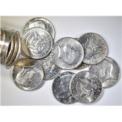 1964 ROLL UNC KENNEDY HALF DOLLARS